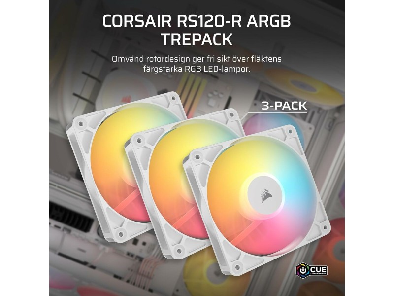 Вентилатор за кутия Corsair 540141 Ø 12 cm (3 броя) NaN –  BB Бокс вентилатори