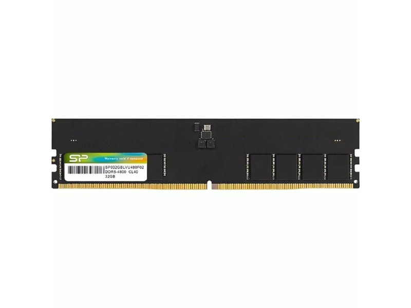 RAM памет Silicon Power SP032GBLVU480F02 32 GB DDR5 CL40 4800 MHz NaN –  BB Основна памет