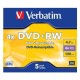 DVD+RW Verbatim 4,7 GB 4x 5 Части (20 броя) NaN –  BB DVD + RW