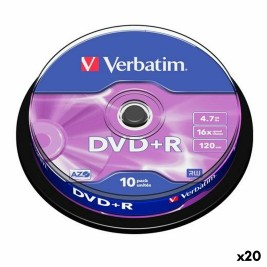 DVD+R устройство Verbatim 4,7 GB 16x 10 Части (20 броя)