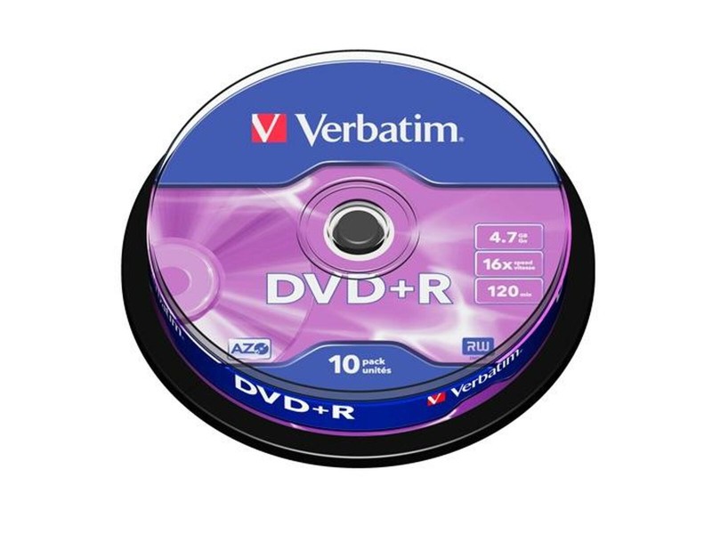 DVD+R устройство Verbatim 4,7 GB 16x 10 Части (20 броя) NaN –  BB DVD + R
