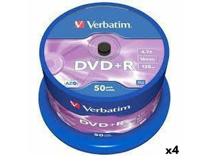 DVD+R устройство Verbatim   4,7 GB 16x 50 Части (4 броя) NaN –  BB DVD + R