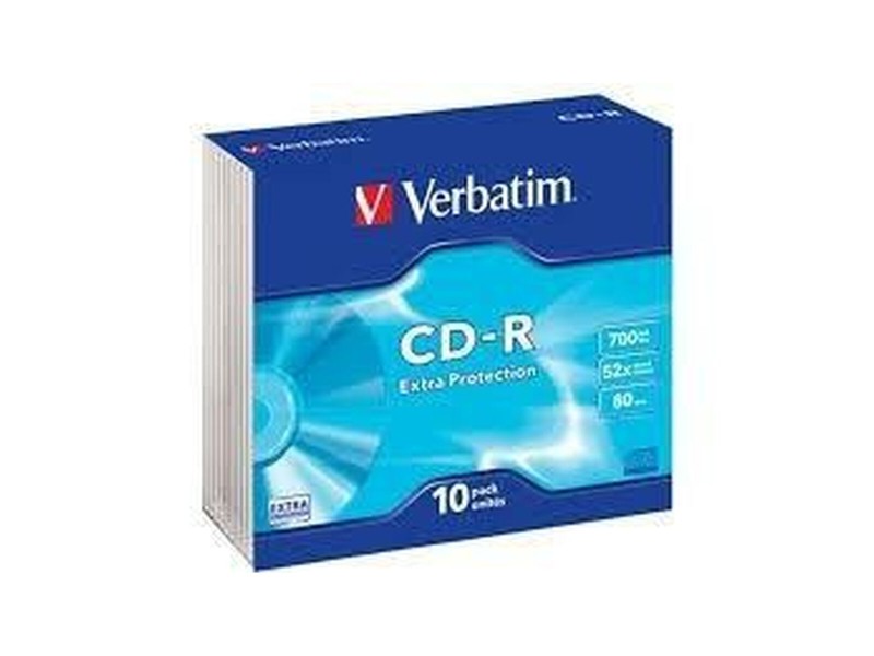 CD-R Verbatim Extra Protection 700 MB 52x 10 Части (10 броя) NaN –  BB CD-R