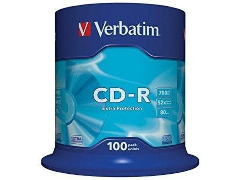 CD-R Verbatim Extra Protection 700 MB 52x 100 Части (4 броя) NaN –  BB CD-R