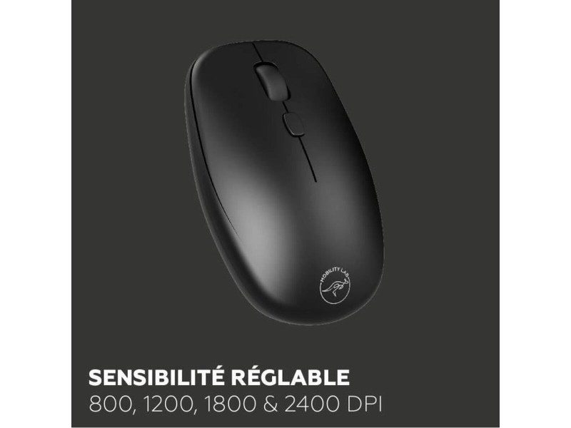 Клавиатура с мишка Mobility Lab CP420W Mini Черен AZERTY NaN –  BB Пакети клавиатура и мишка