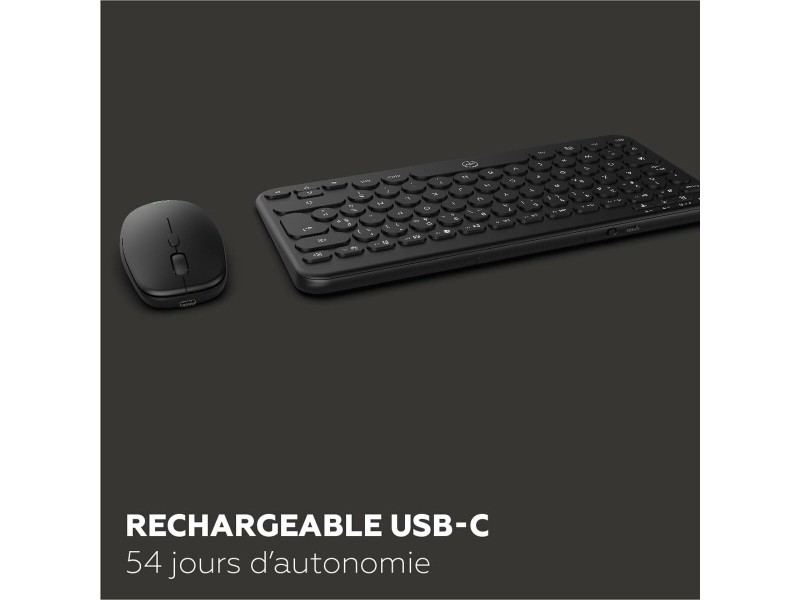 Клавиатура с мишка Mobility Lab CP420W Mini Черен AZERTY NaN –  BB Пакети клавиатура и мишка