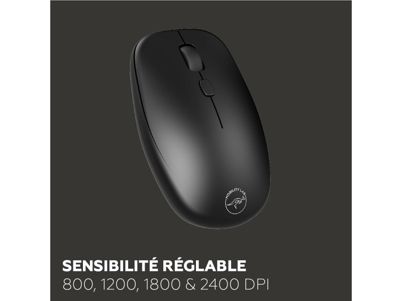 Клавиатура с мишка Mobility Lab CP420W Mini Черен AZERTY NaN –  BB Пакети клавиатура и мишка
