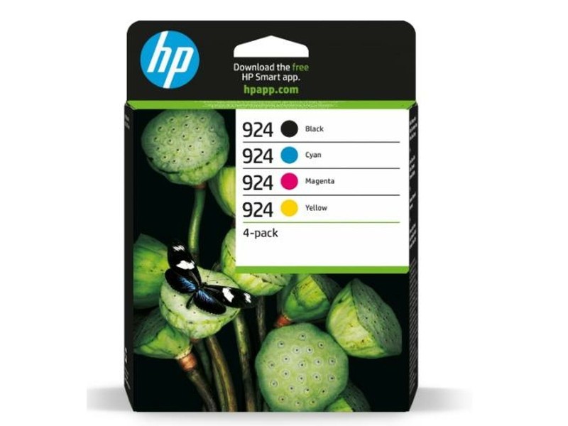 Оригиална касета за мастило HP Nº 924 Жълт (24 броя) NaN –  BB Касети с мастило