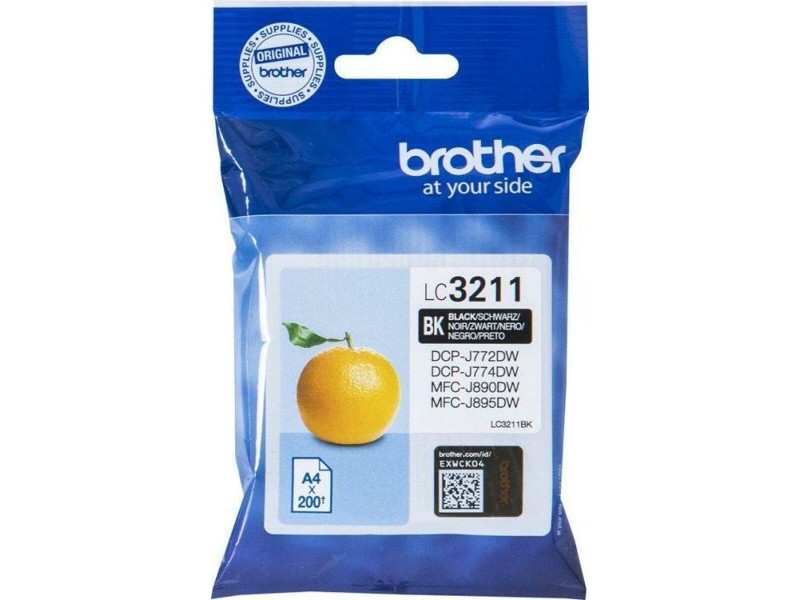 Оригиална касета за мастило Brother LC3211 Черен (5 броя) NaN –  BB Касети с мастило