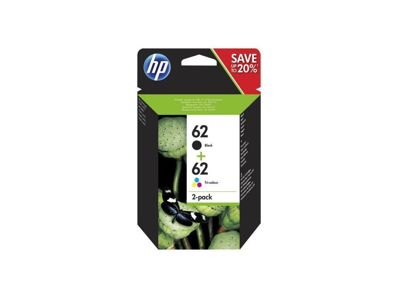 Оригиална касета за мастило HP Nº 62 Жълт (24 броя) NaN –  BB Касети с мастило