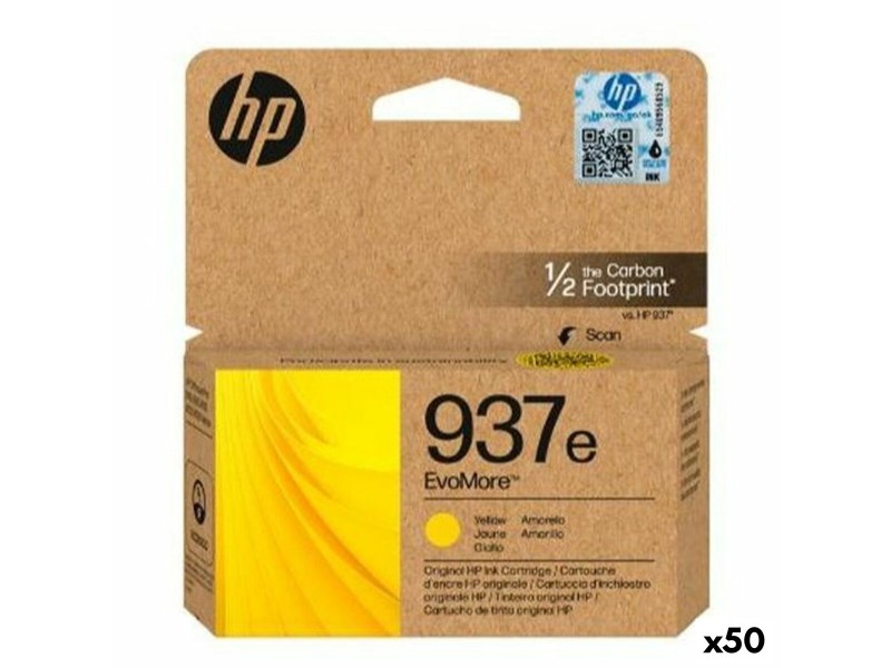 Оригиална касета за мастило HP Nº 937E Жълт (50 броя) NaN –  BB Касети с мастило