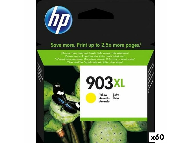 Оригиална касета за мастило HP Nº 903XL Жълт (60 броя) NaN –  BB Касети с мастило
