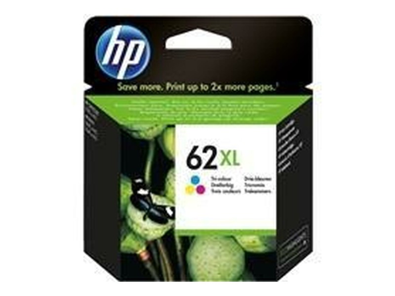 Оригиална касета за мастило HP Nº 62 XL Трицветен (60 броя) NaN –  BB Касети с мастило