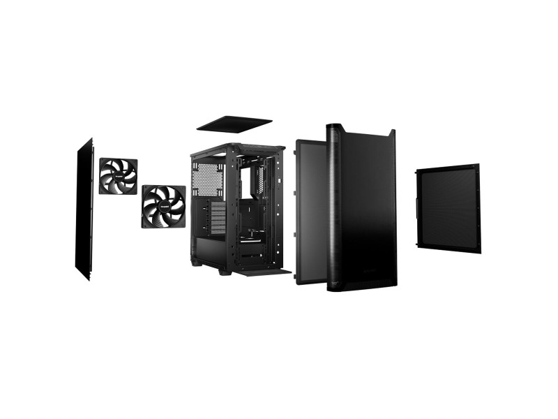 ATX микро кутия Be Quiet! BG073 Черен NaN –  BB Калъфи за настолни компютри