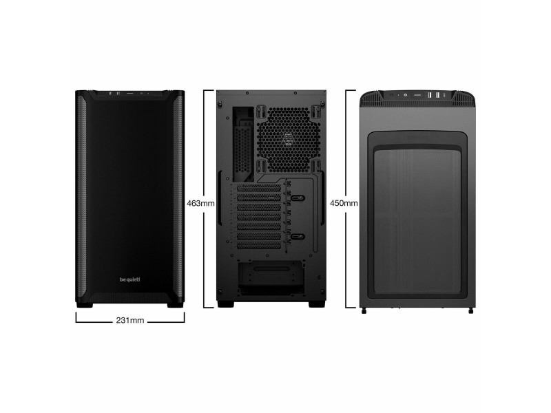 ATX микро кутия Be Quiet! BG073 Черен NaN –  BB Калъфи за настолни компютри