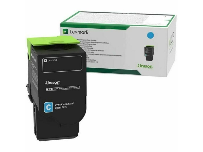 Oригинален тонер Lexmark C242XC0 Синьо-зелен NaN –  BB Тонер касети