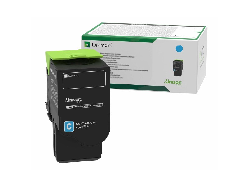 Oригинален тонер Lexmark C242XC0 Синьо-зелен NaN –  BB Тонер касети