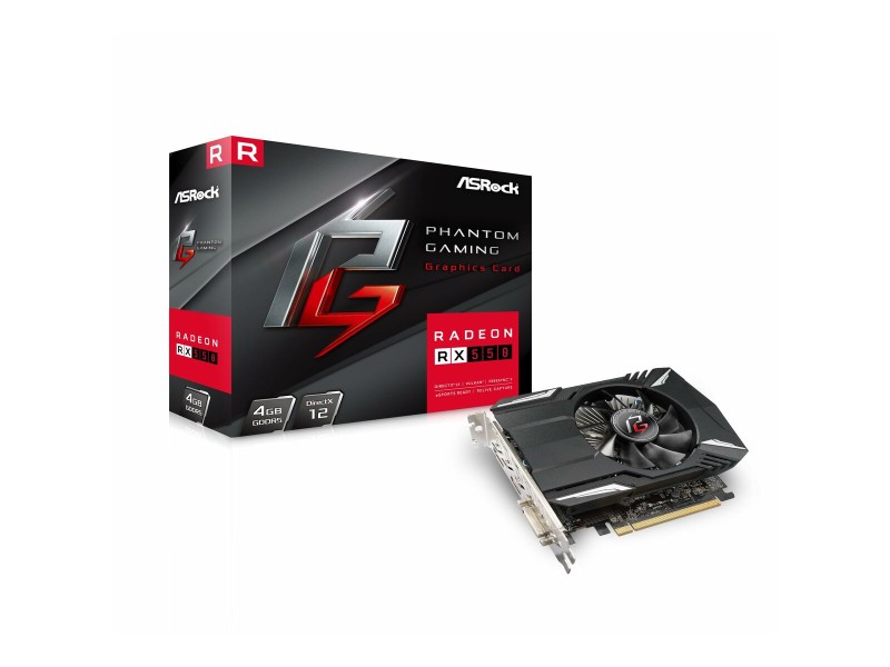 Графична карта ASRock PHANTOM G R RX550 4G 4 GB GDDR5 NaN –  BB Графични карти