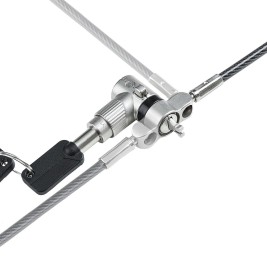 USB Cable Startech UNIVK-LAPTOP-LOCK Черен/Сив 2 m