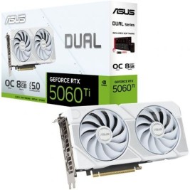 Графична карта Asus OC White Edition 90YV0MP5-M0NA00 geforce rtx 5060 ti 8 GB GDDR7