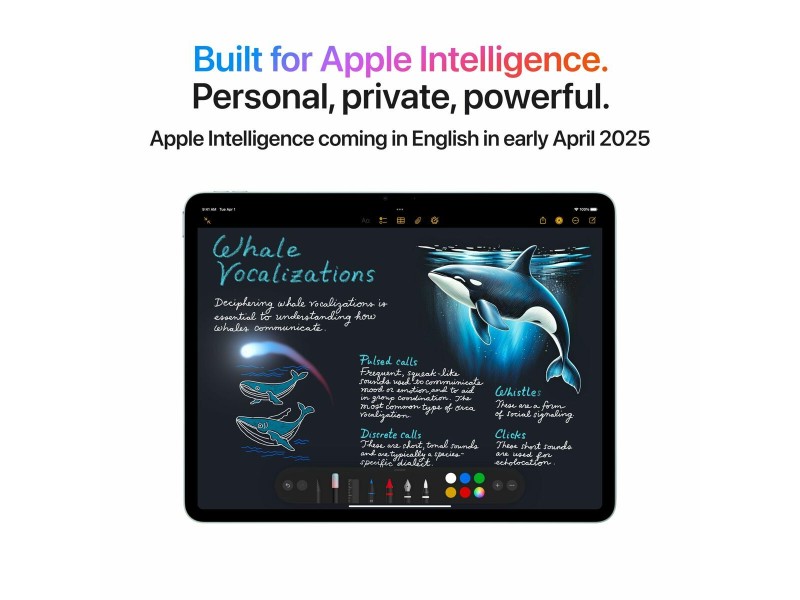 Таблет Apple iPad Air Wi‑Fi 11 8 GB RAM 1 TB Бял Сив M3 NaN –  BB Таблети