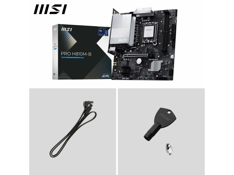 Дънна платка MSI PRO H810M-B LGA 1851 NaN –  BB Дънни платки