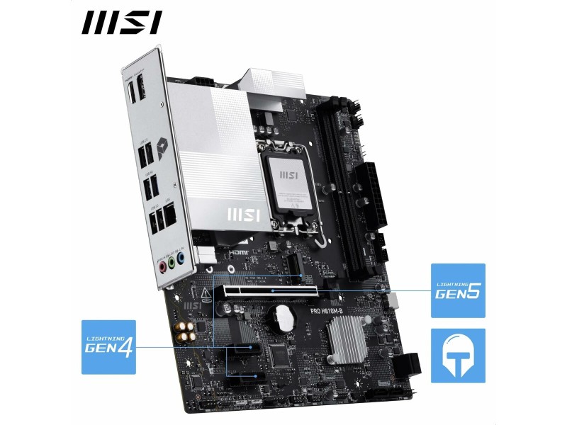 Дънна платка MSI PRO H810M-B LGA 1851 NaN –  BB Дънни платки