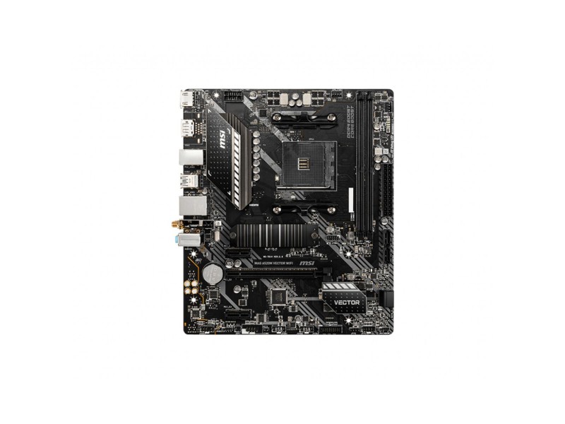 Дънна платка MSI MAG A520M VECTOR WIFI AMD A520 AMD AM4 NaN –  BB Дънни платки