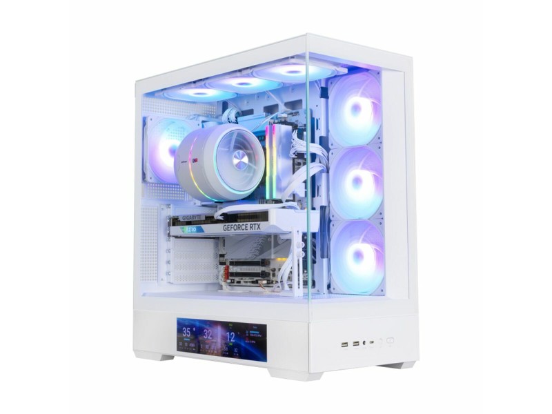 ATX полу-висока кутия Zalman P40 DS Бял NaN –  BB Калъфи за настолни компютри