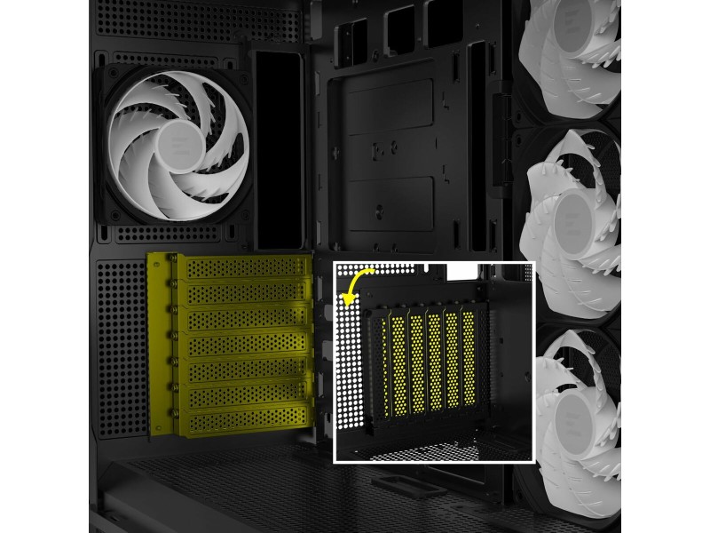 ATX полу-висока кутия Zalman P40 DS Черен NaN –  BB Калъфи за настолни компютри