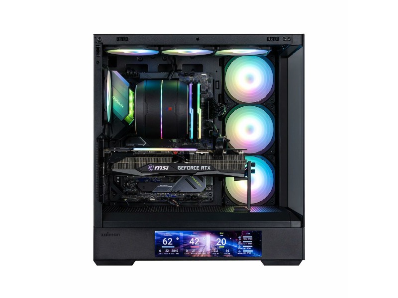 ATX полу-висока кутия Zalman P40 DS Черен NaN –  BB Калъфи за настолни компютри