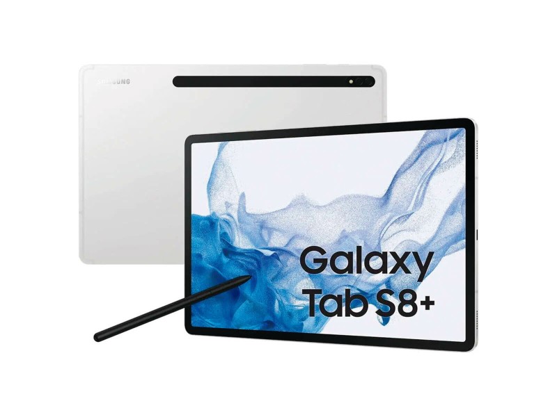 Таблет Samsung TAB S8+ 5G X806 12,4 Octa Core 8 GB RAM 128 GB Qualcomm Snapdragon 8 Gen 1 8 GB RAM 128 GB Сребрист NaN –  BB Таблети