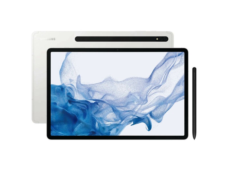 Таблет Samsung TAB S8+ 5G X806 12,4 Octa Core 8 GB RAM 128 GB Qualcomm Snapdragon 8 Gen 1 8 GB RAM 128 GB Сребрист NaN –  BB Таблети