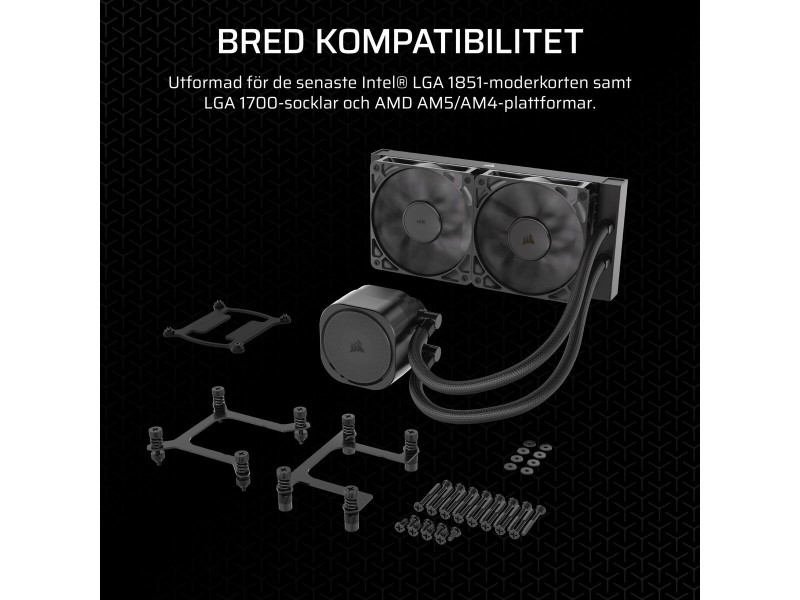 Комплект за Течно Охлаждане Corsair NAUTILUS 240 RS NaN –  BB Системи за течно охлаждане