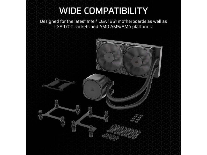 Комплект за Течно Охлаждане Corsair NAUTILUS 240 RS NaN –  BB Системи за течно охлаждане
