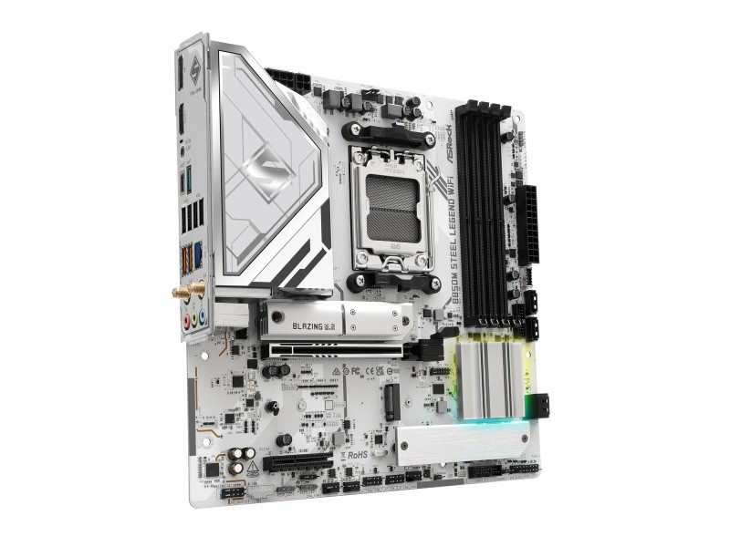 Дънна платка ASRock B850M Steel Legend WiFi Intel Wi-Fi 6 AMD AM5 AMD B850 NaN –  BB Дънни платки