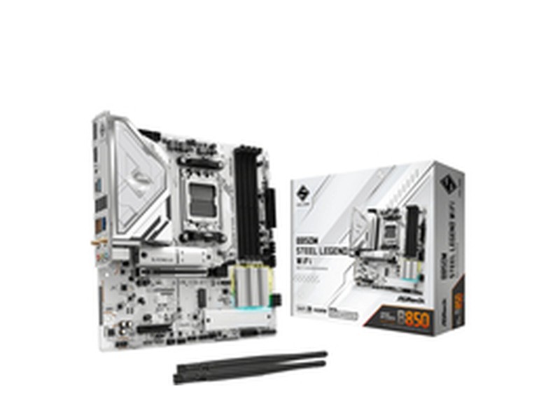 Дънна платка ASRock B850M Steel Legend WiFi Intel Wi-Fi 6 AMD AM5 AMD B850 NaN –  BB Дънни платки