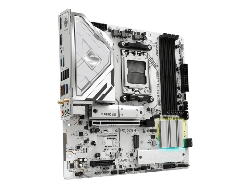 Дънна платка ASRock B850M Steel Legend WiFi Intel Wi-Fi 6 AMD AM5 AMD B850 NaN –  BB Дънни платки