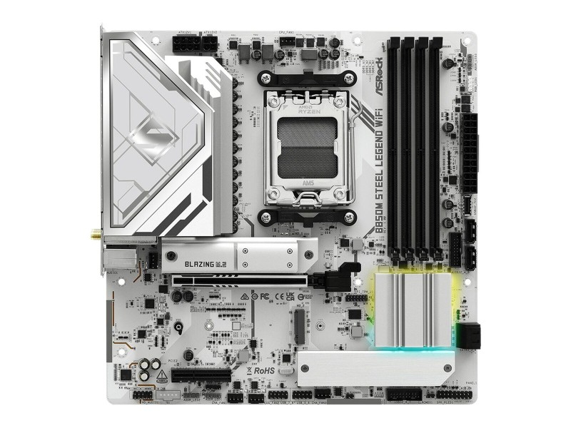 Дънна платка ASRock B850M Steel Legend WiFi Intel Wi-Fi 6 AMD AM5 AMD B850 NaN –  BB Дънни платки