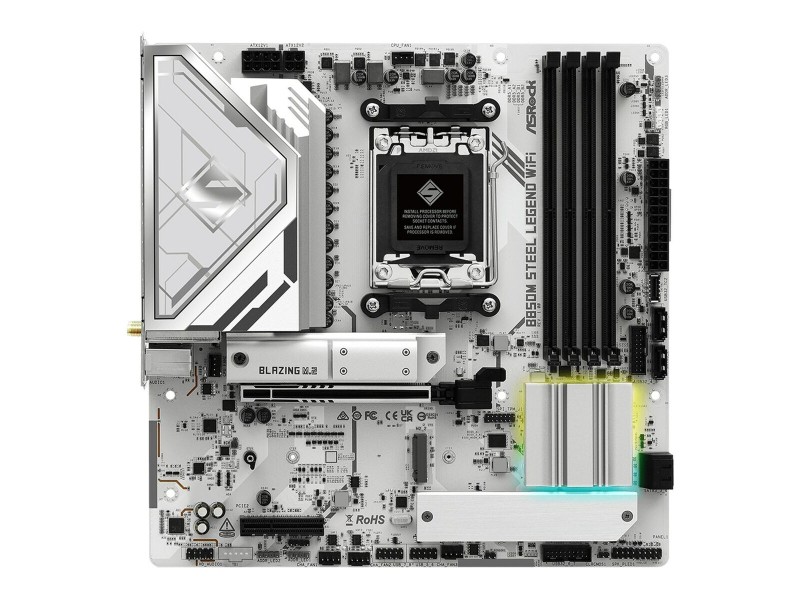 Дънна платка ASRock B850M Steel Legend WiFi Intel Wi-Fi 6 AMD AM5 AMD B850 NaN –  BB Дънни платки