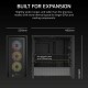 ATX полу-висока кутия Corsair FRAME 4000D RS ARGB Черен Многоцветен NaN –  BB Калъфи за настолни компютри