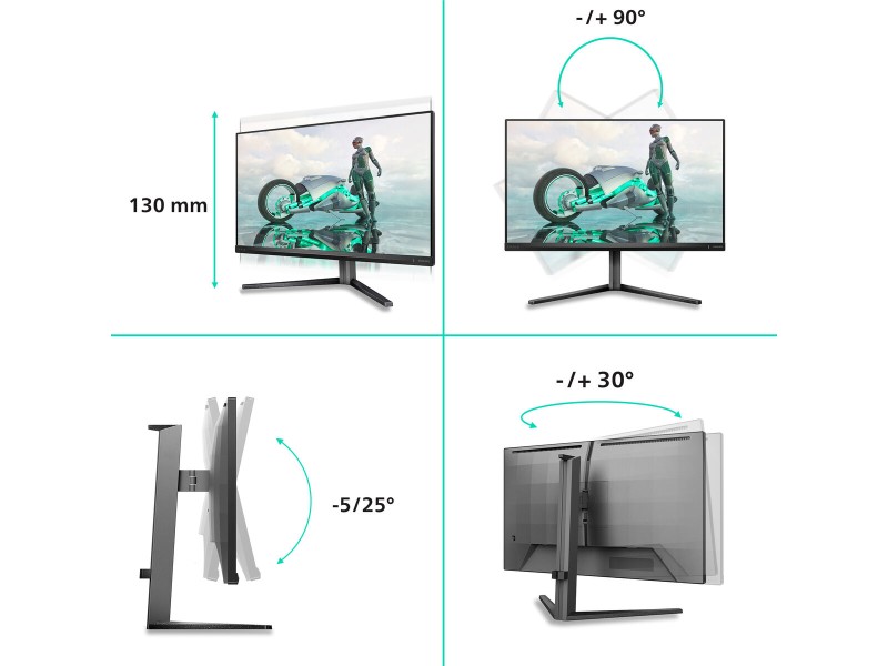 Gaming монитор Philips 27 IPS 3440X2160 4K 16:9 160HZ MNTR 4K Ultra HD 27 NaN –  BB Монитори
