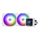 Вентилатор за кутия Zalman ALPHA2 DS A24 WHITE Ø 12 cm (1 броя) NaN –  BB Бокс вентилатори