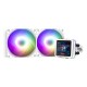 Вентилатор за кутия Zalman ALPHA2 DS A24 WHITE Ø 12 cm (1 броя) NaN –  BB Бокс вентилатори
