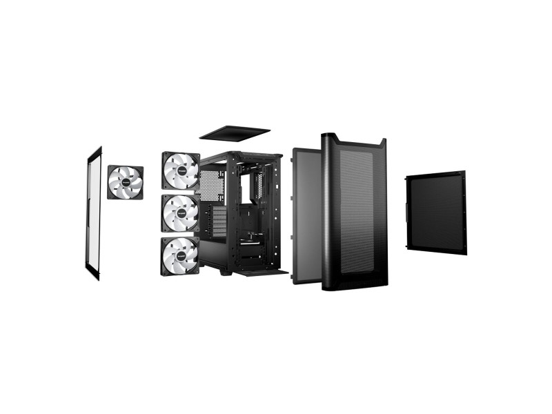 ATX полу-висока кутия Be Quiet! Pure Base 501 DX Черен NaN –  BB Калъфи за настолни компютри