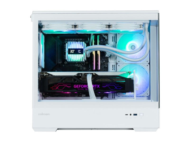 ATX полу-висока кутия Zalman P30 V2 Бял NaN –  BB Калъфи за настолни компютри