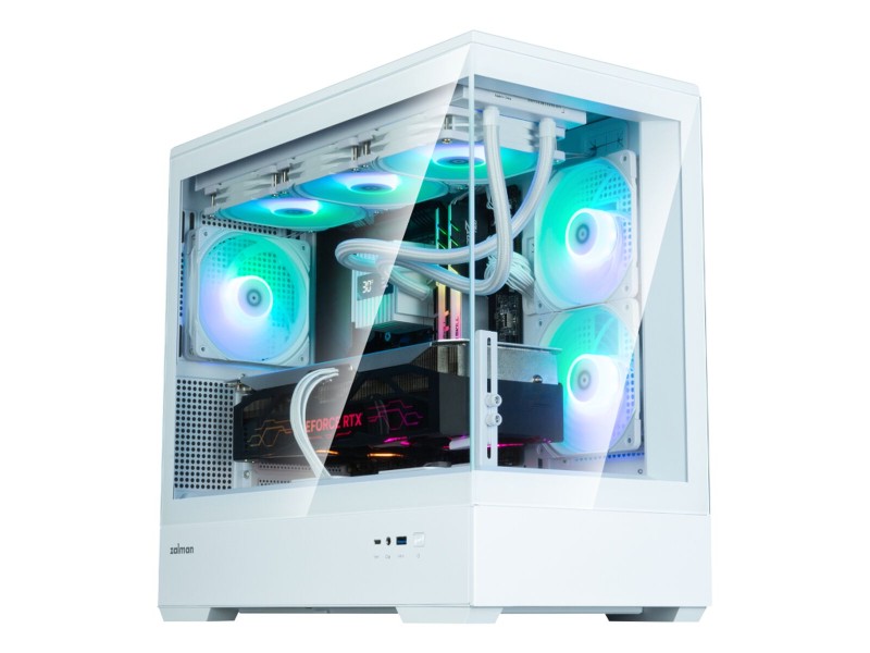 ATX полу-висока кутия Zalman P30 V2 Бял NaN –  BB Калъфи за настолни компютри