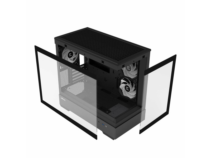 ATX полу-висока кутия Zalman P30 V2 Черен NaN –  BB Калъфи за настолни компютри