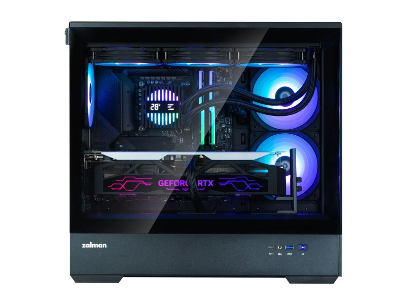 ATX полу-висока кутия Zalman P30 V2 Черен NaN –  BB Калъфи за настолни компютри