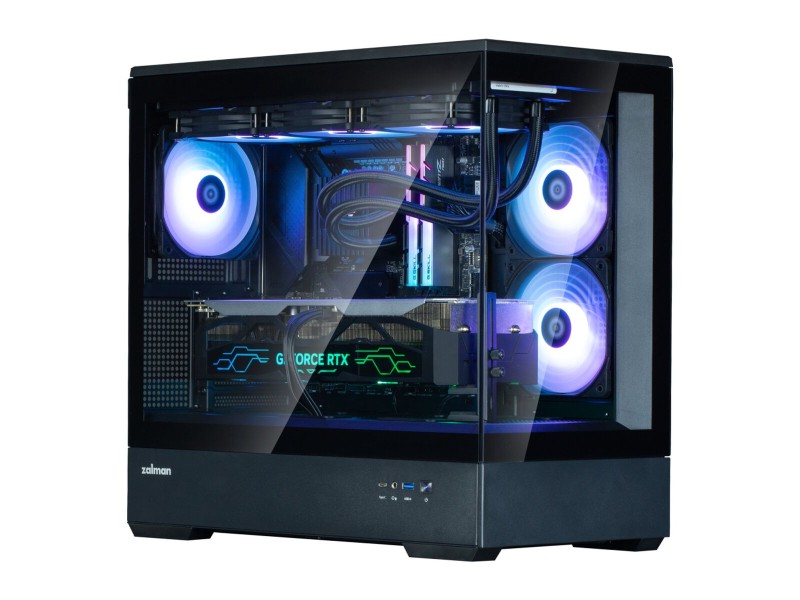ATX полу-висока кутия Zalman P30 V2 Черен NaN –  BB Калъфи за настолни компютри